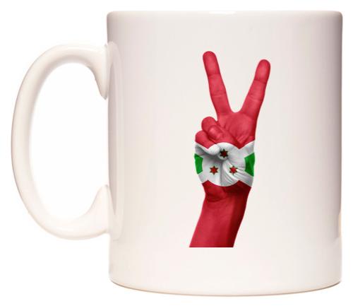 Country Peace Sign Flag Mugs