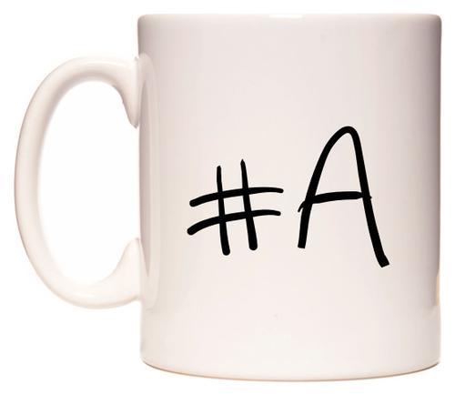 Hashtag Alphabet Mugs