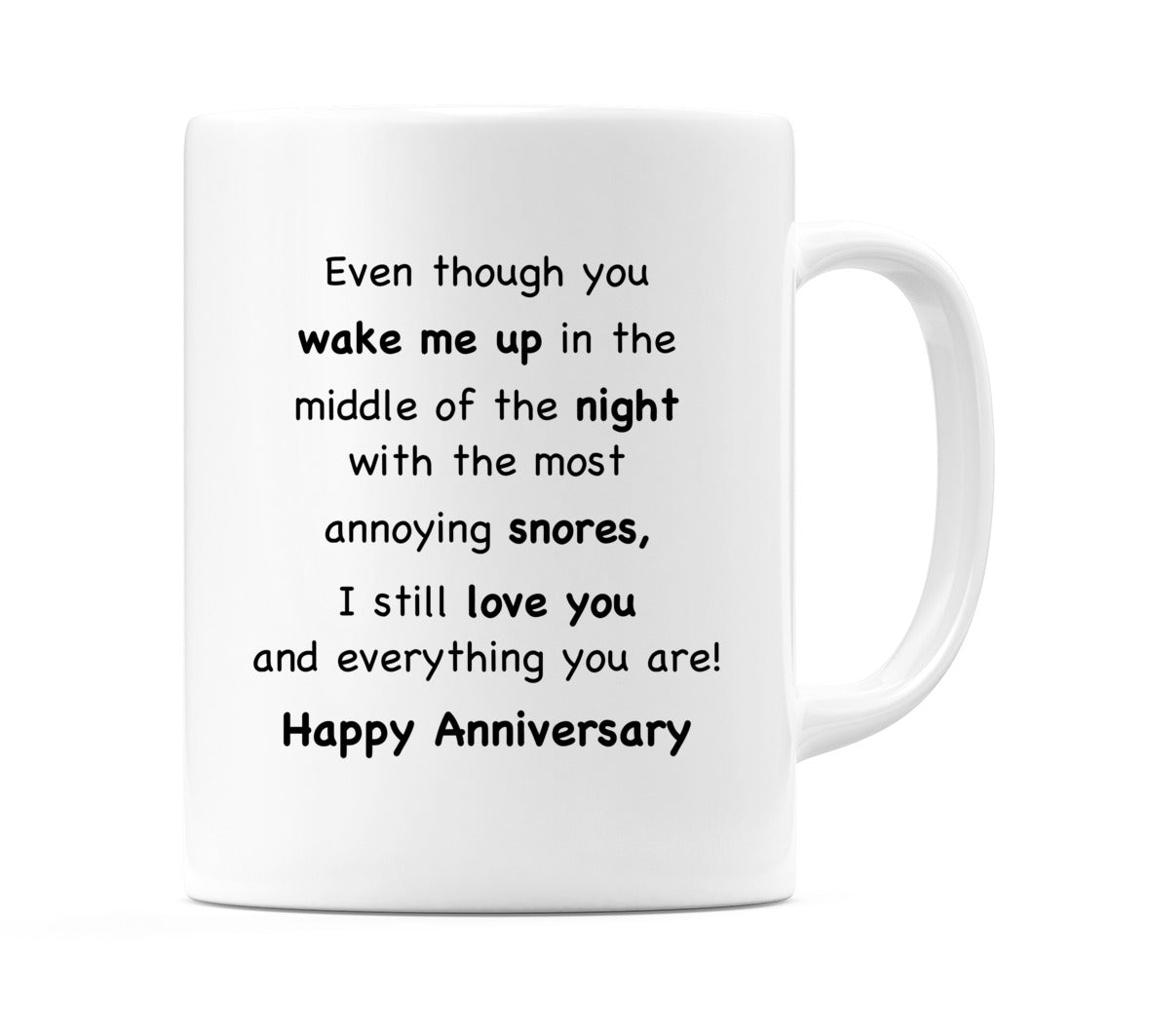 Even though you wake me up.. Mug