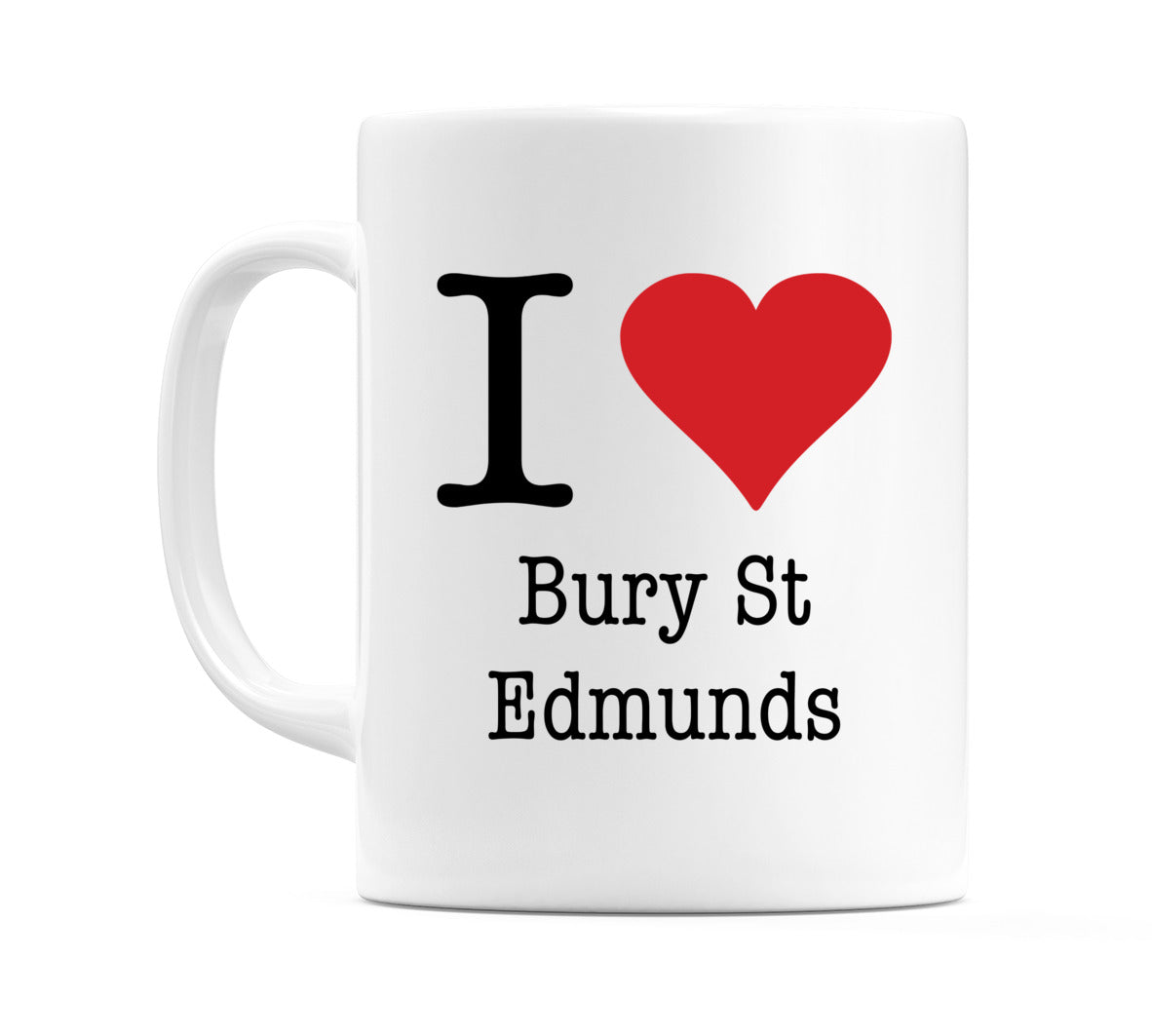 I Love Bury St Edmunds Mug
