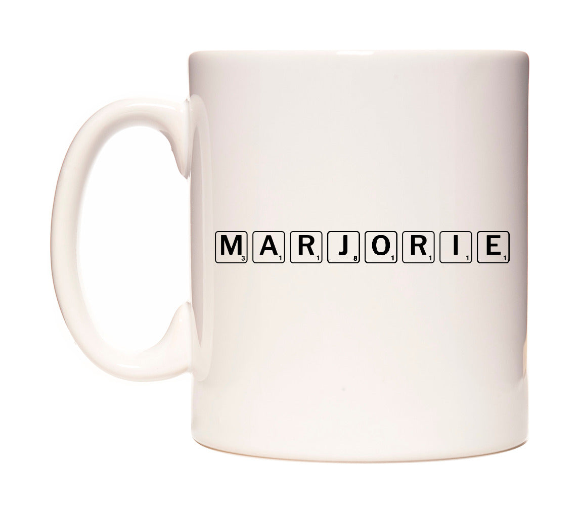 Marjorie - Scrabble Themed Mug