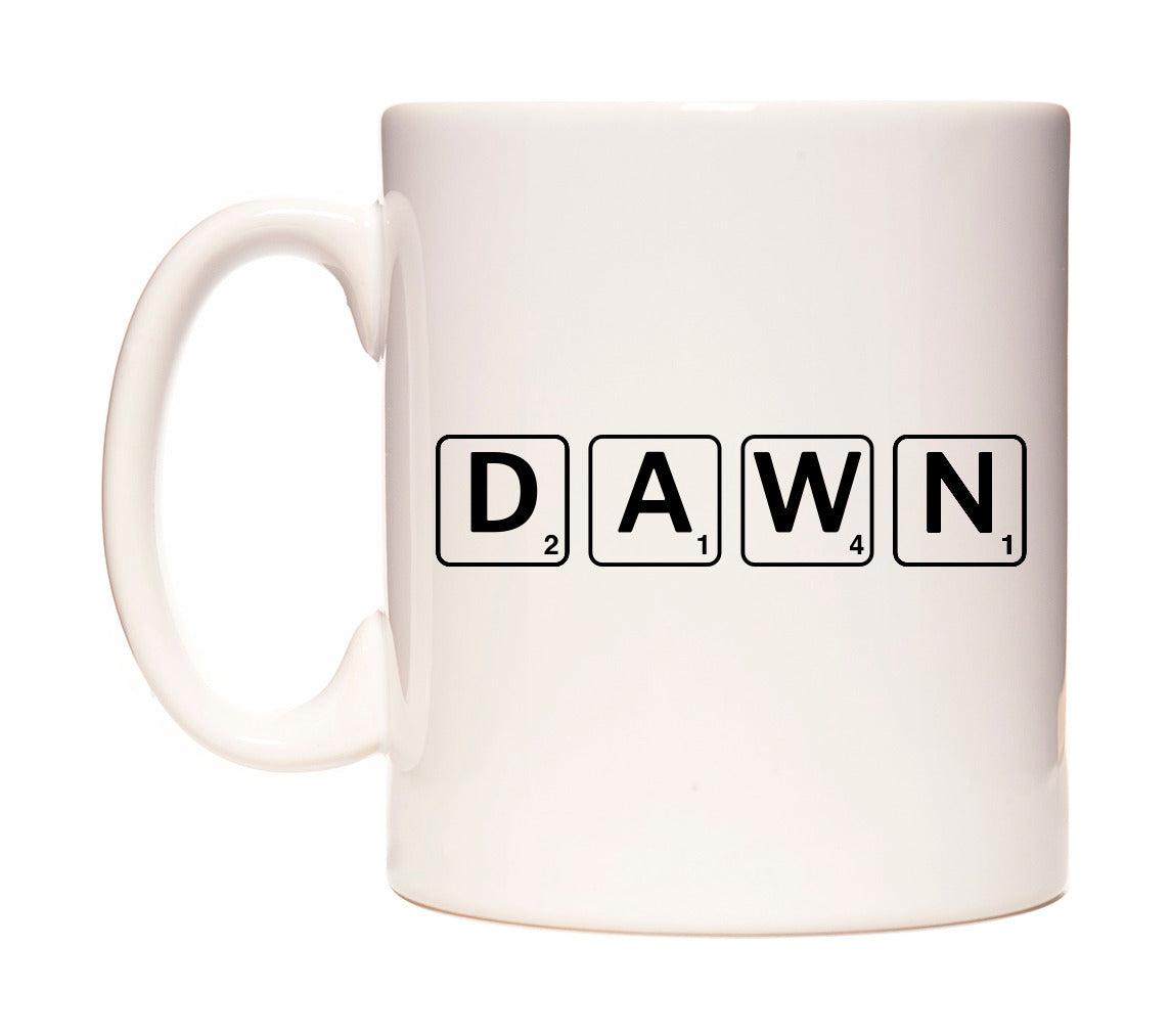 Dawn - Scrabble Themed Mug