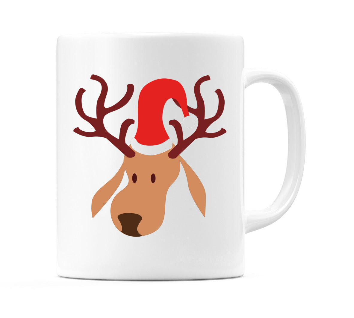 Christmas Reindeer Face Mug