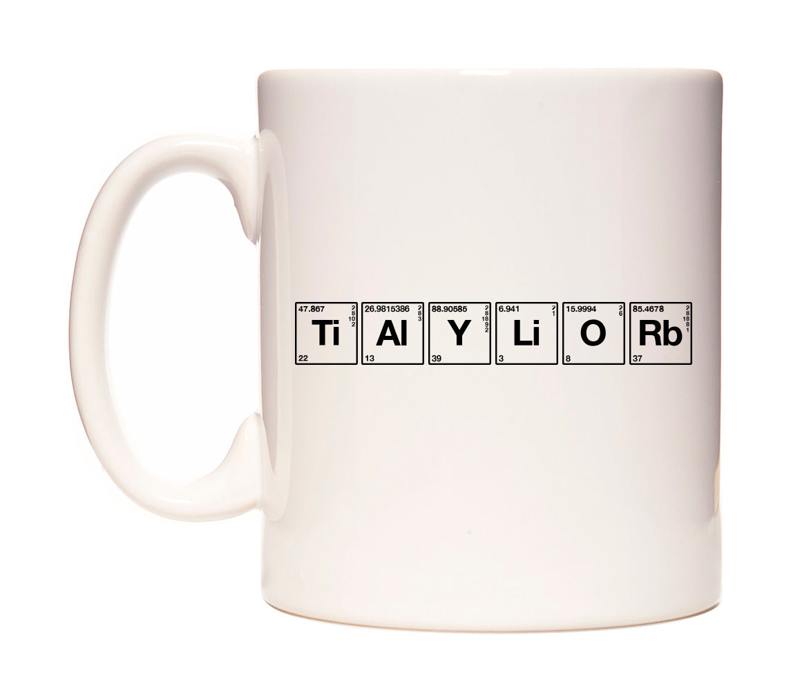 Taylor - Chemistry Themed Mug