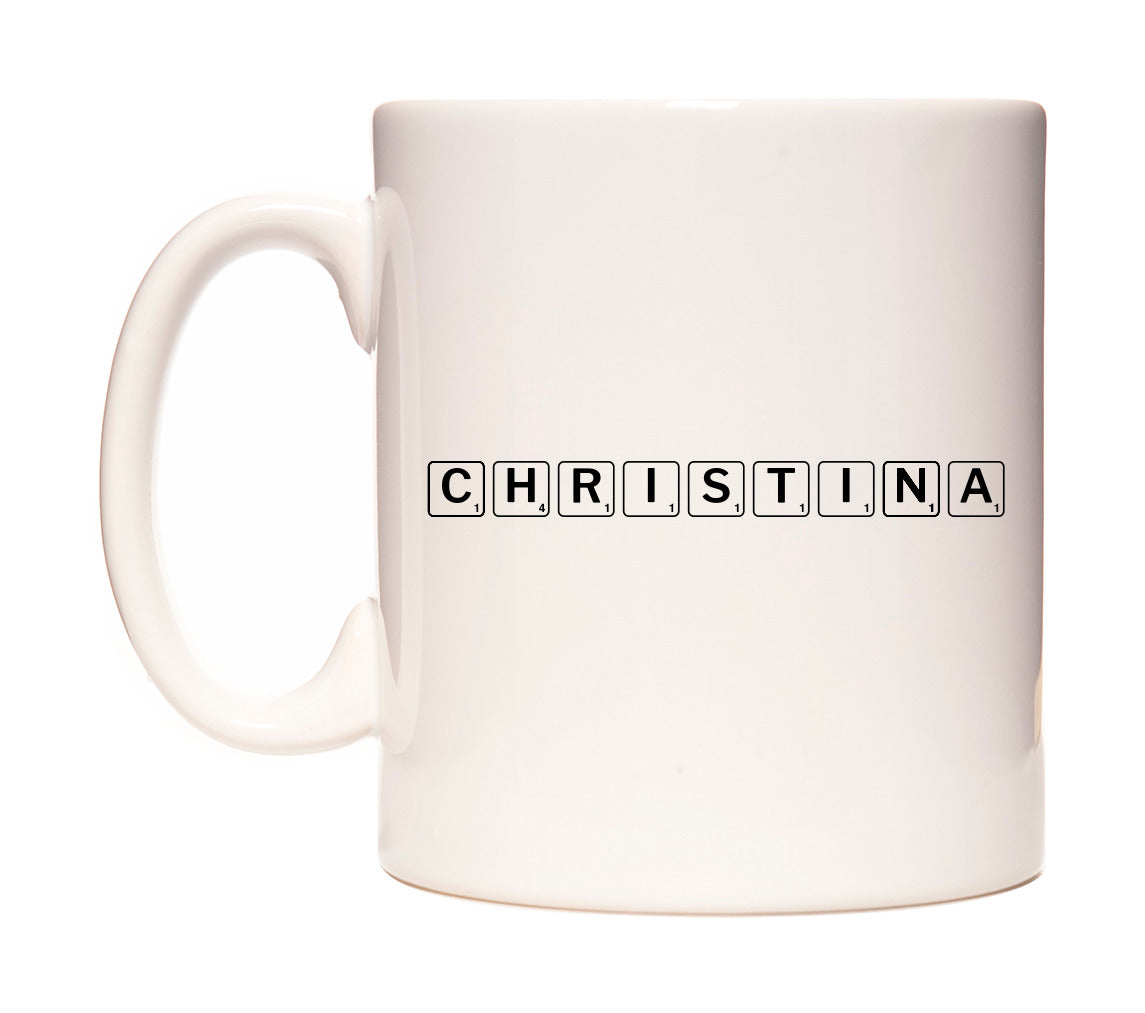 Christina - Scrabble Themed Mug