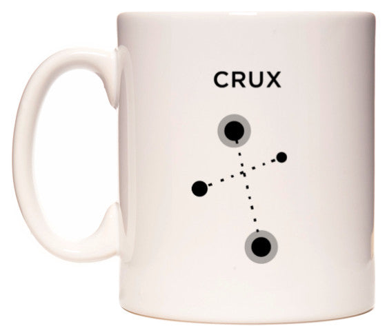 This mug features Crux Zodiac Constellation