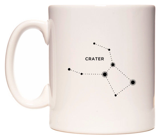 This mug features Crater Zodiac Constellation