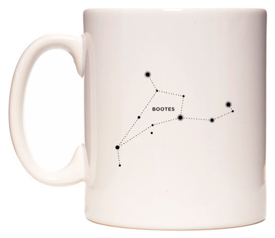 This mug features Bootes Zodiac Constellation