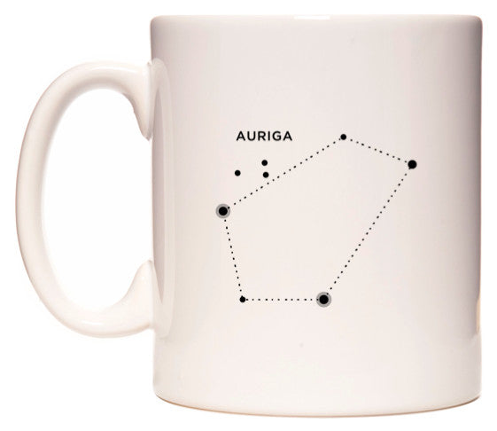 This mug features Augira Zodiac Constellation