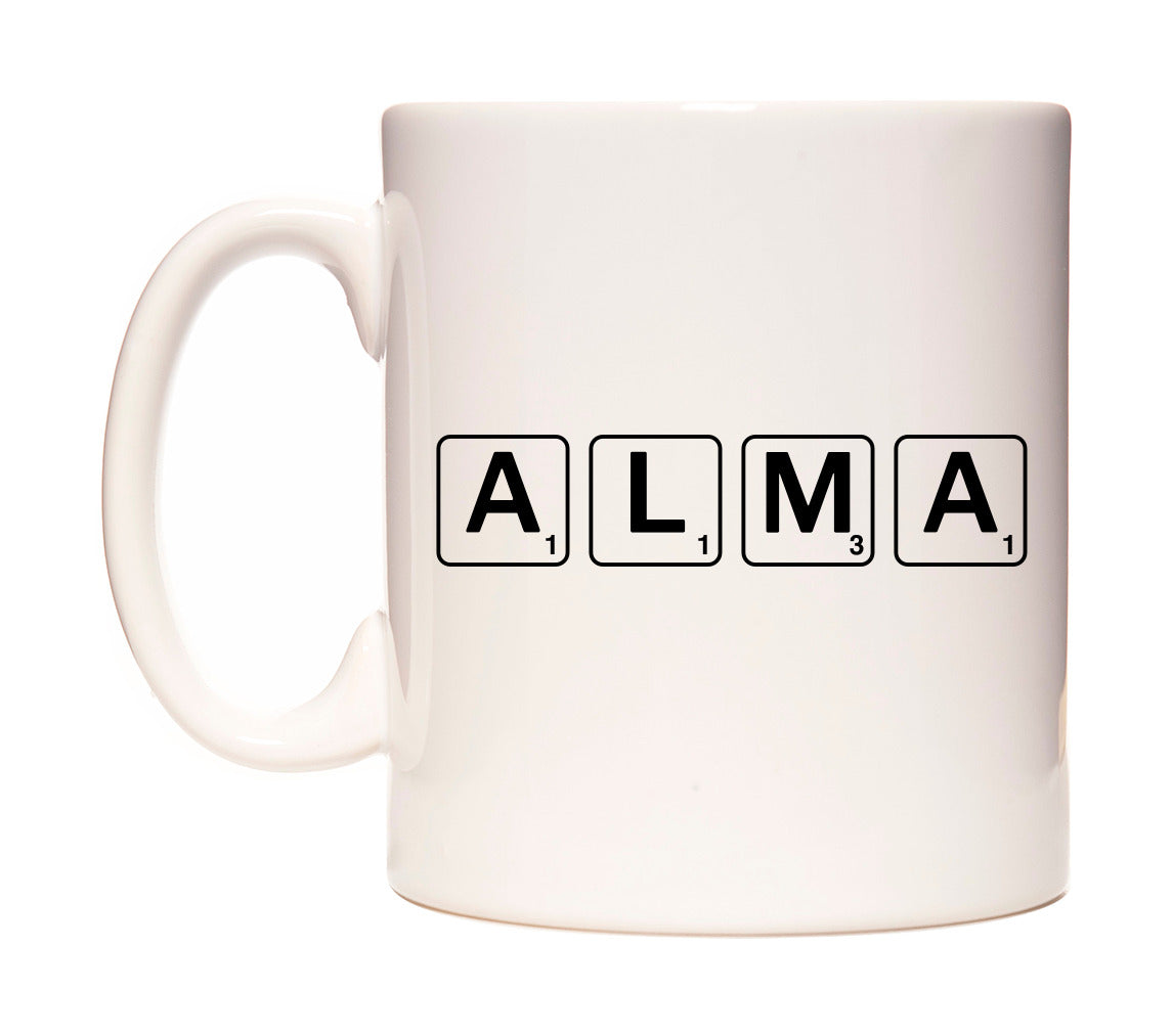 Alma - Scrabble Themed Mug