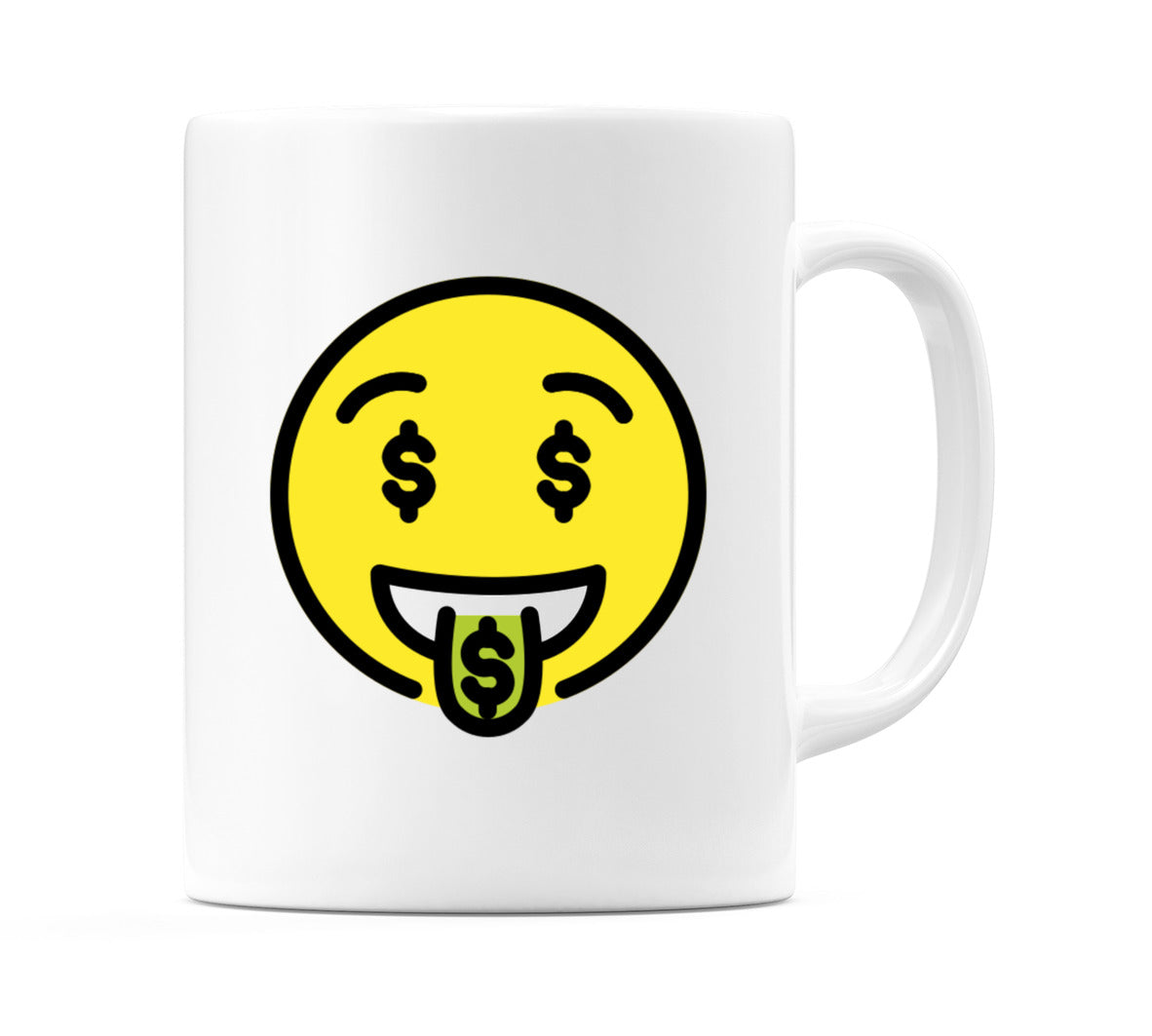 Money-Mouth Face Emoji Mug