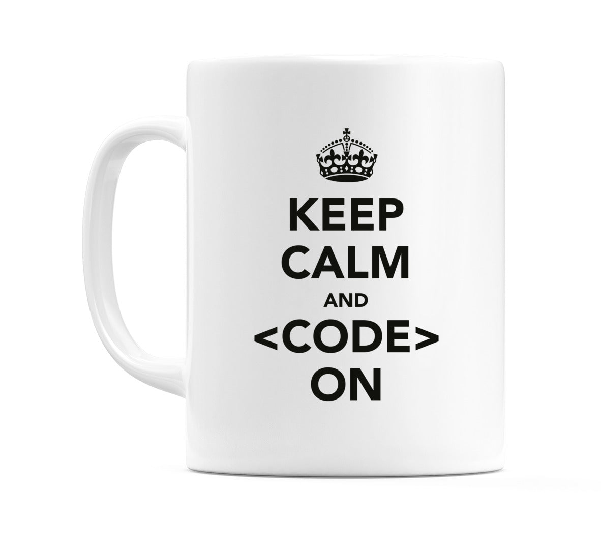 Keep Calm And Code On Mug