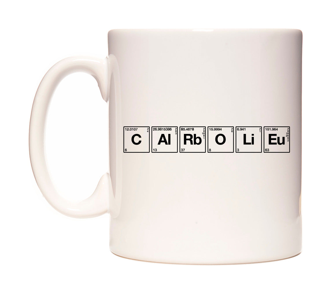 Carole - Chemistry Themed Mug
