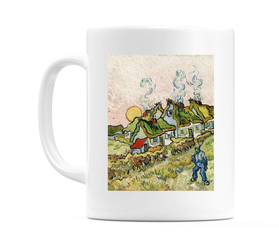 Houses and Figure (1890) Mug
