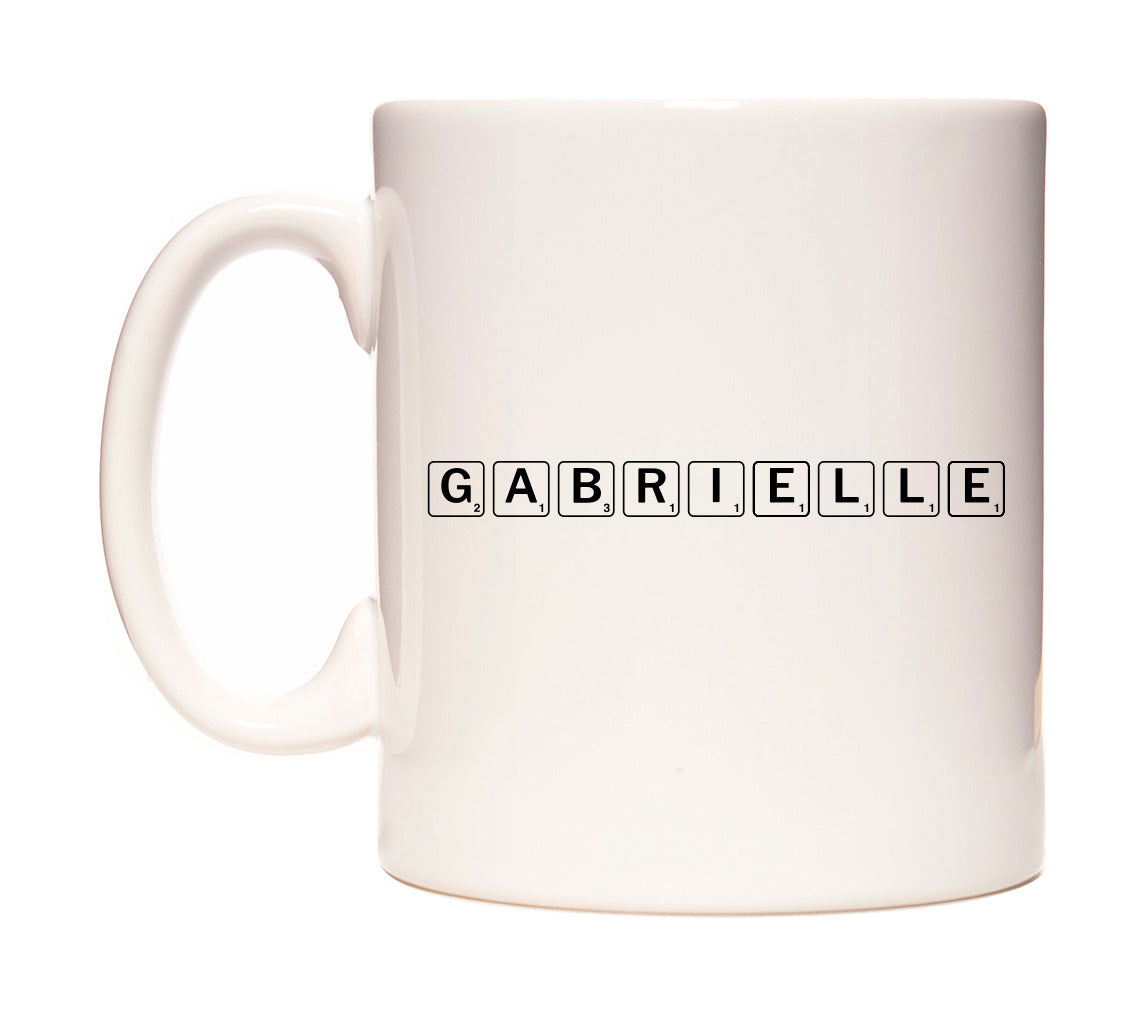 Gabrielle - Scrabble Themed Mug