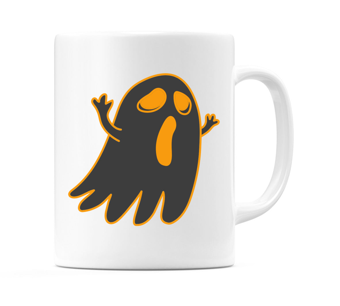 Floating Horror Ghost (Blackish Orange) Mug