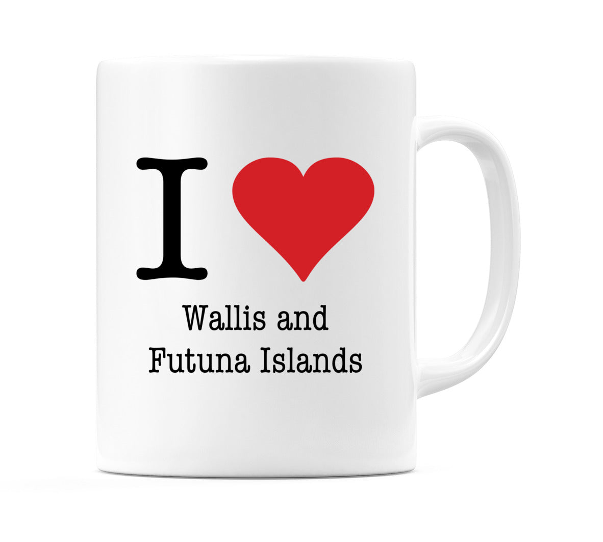 I Love Wallis and Futuna Islands Mug