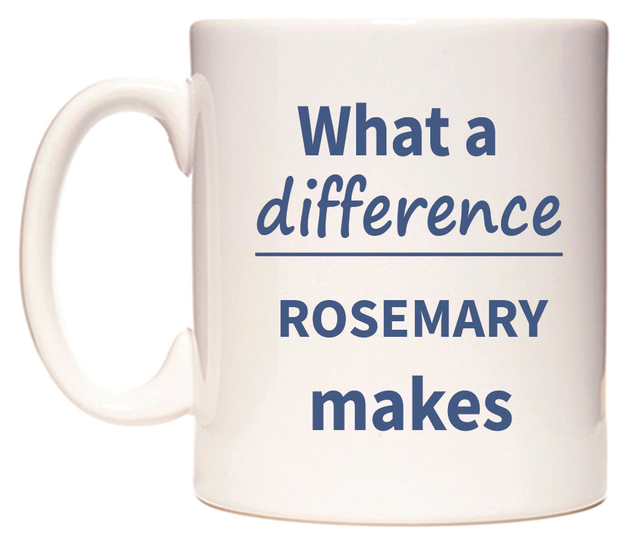 What a difference ROSEMARY makes Mug