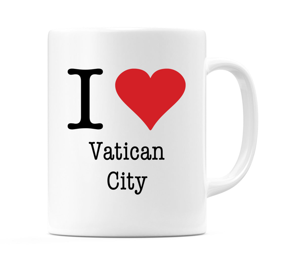 I Love Vatican City Mug
