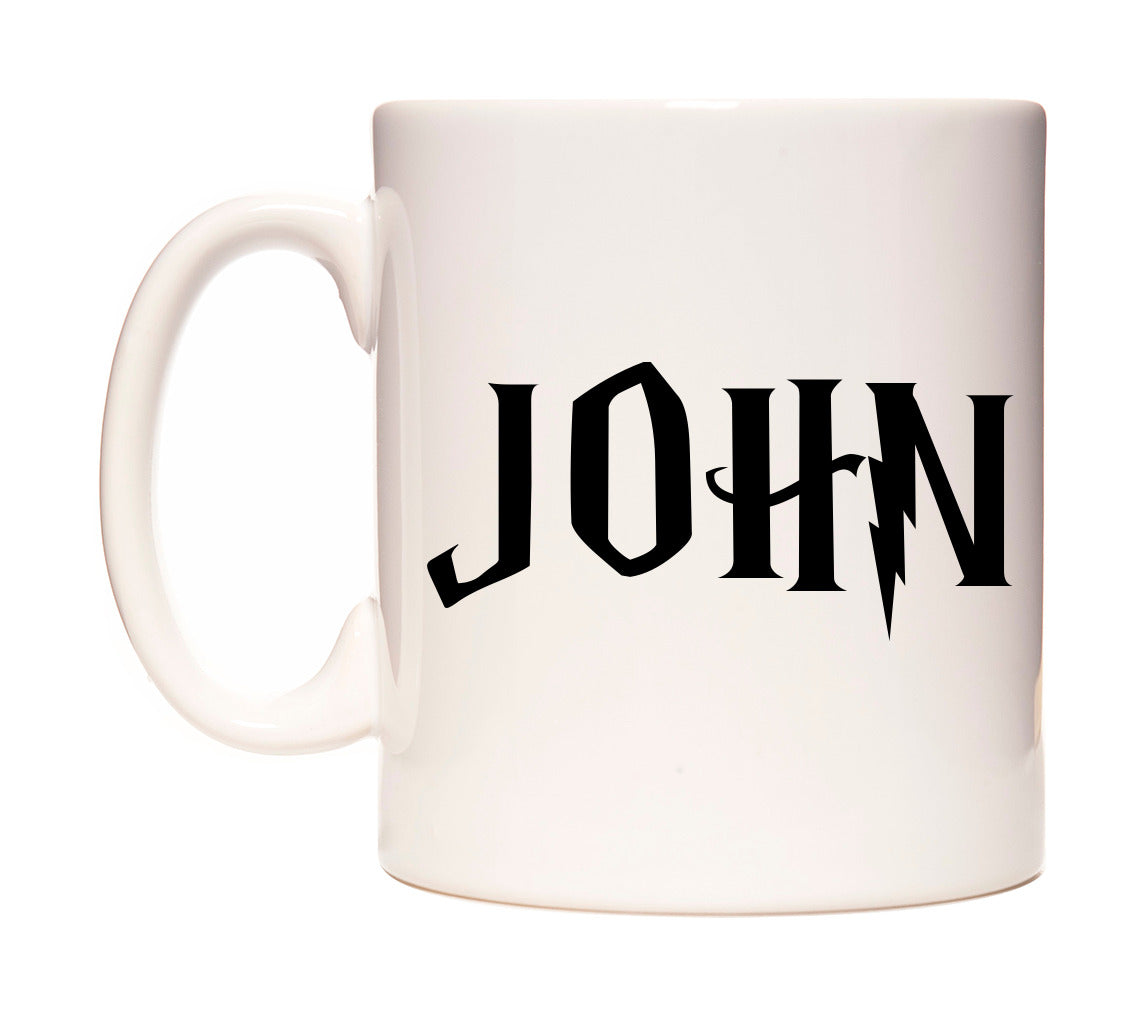John - Wizard Themed Mug