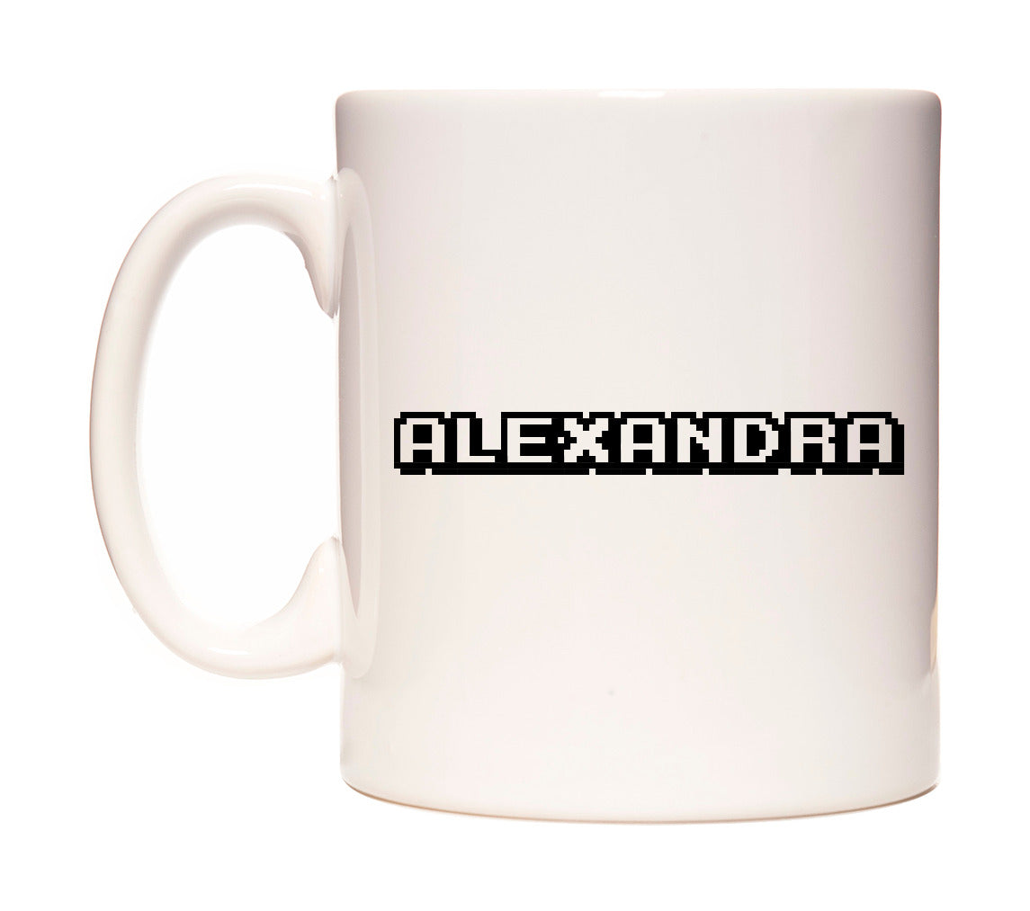 Alexandra - Arcade Themed Mug