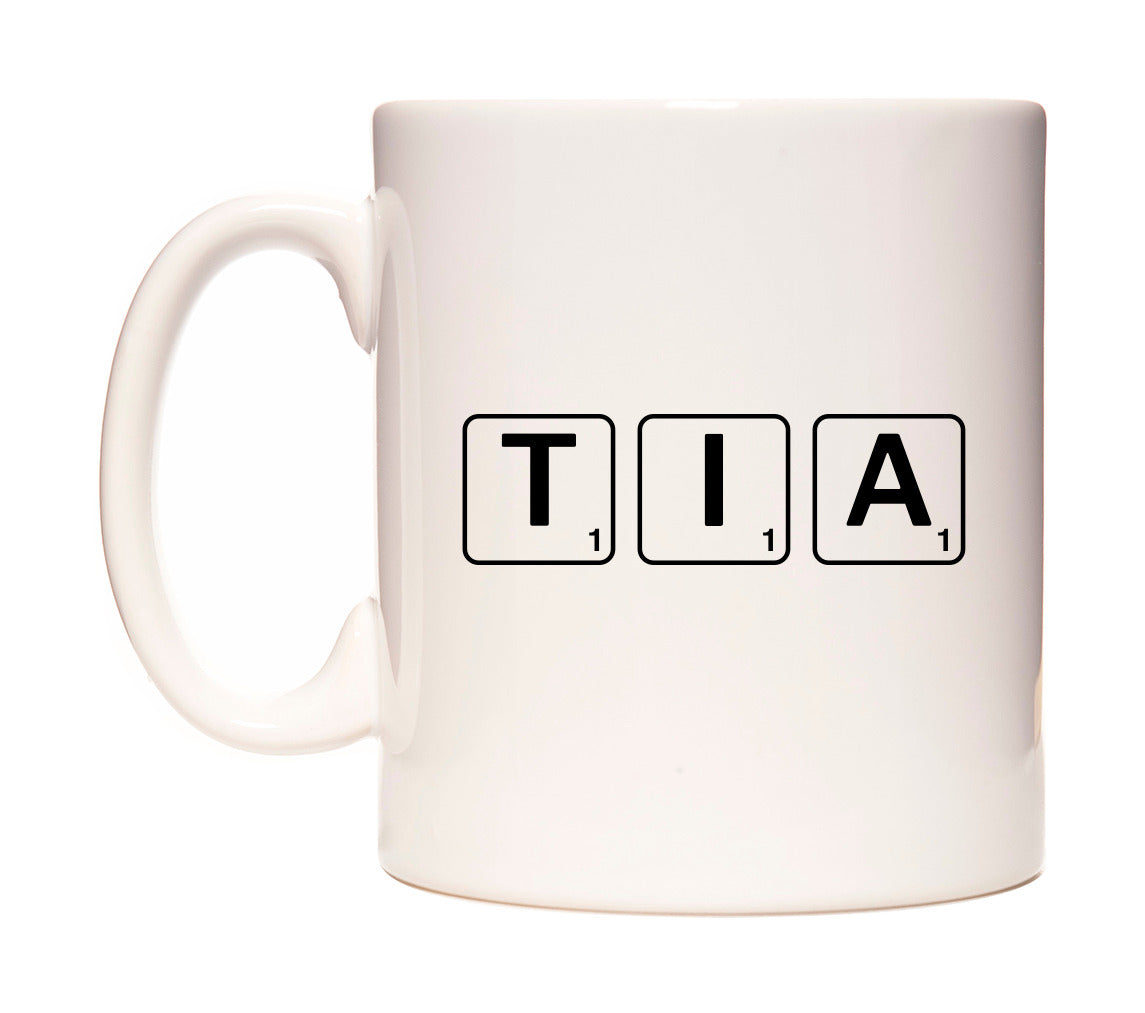 Tia - Scrabble Themed Mug