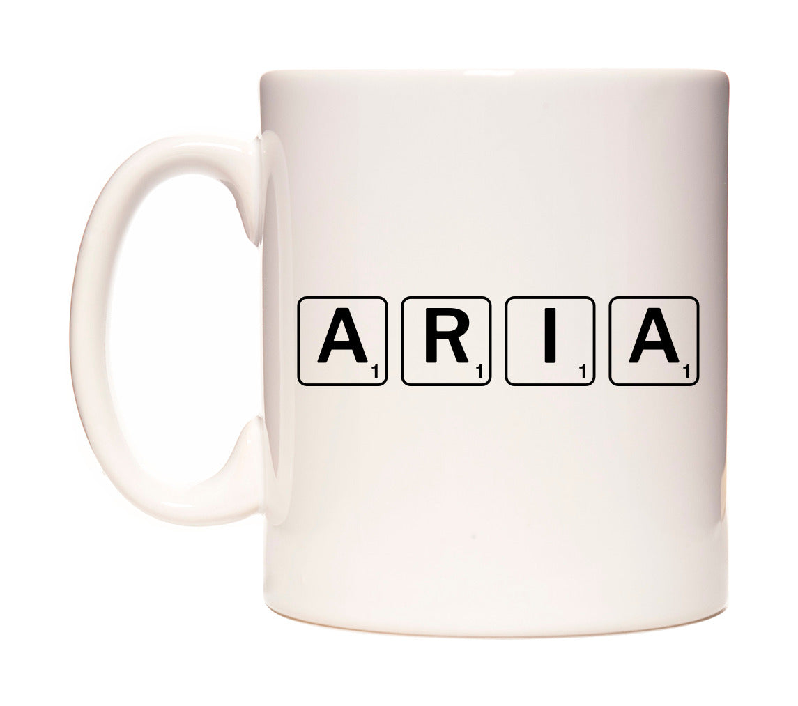 Aria - Scrabble Themed Mug