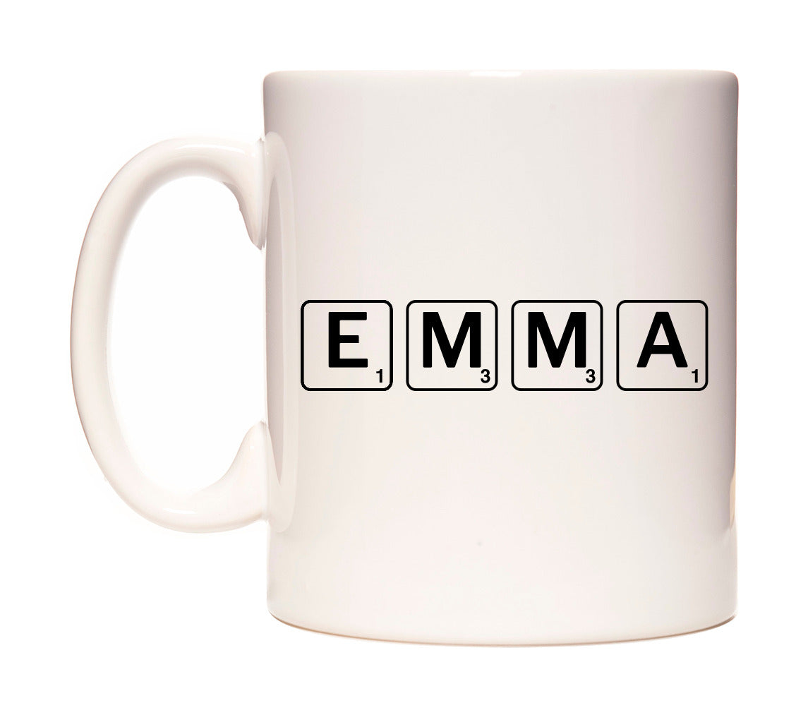 Emma - Scrabble Themed Mug