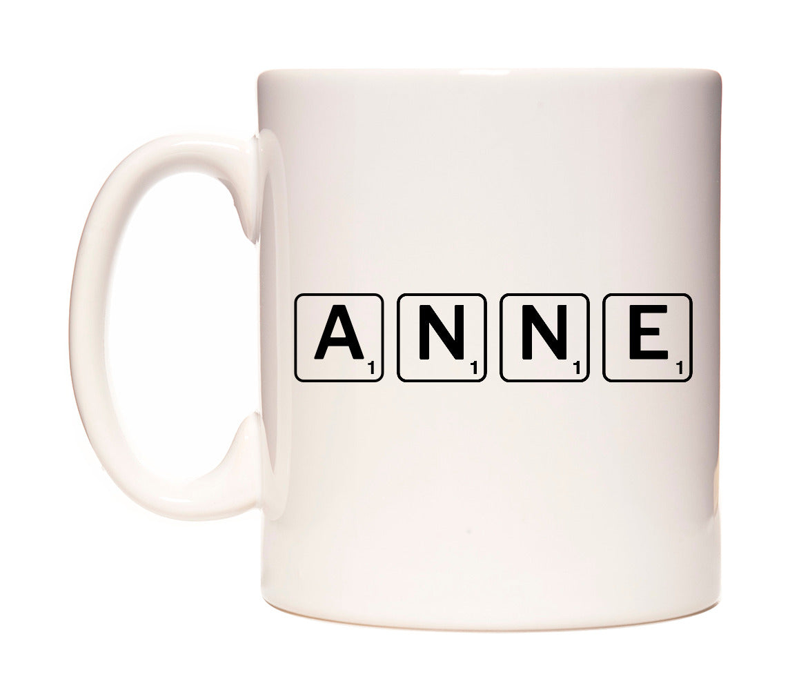 Anne - Scrabble Themed Mug