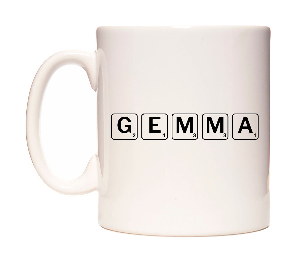 Gemma - Scrabble Themed Mug