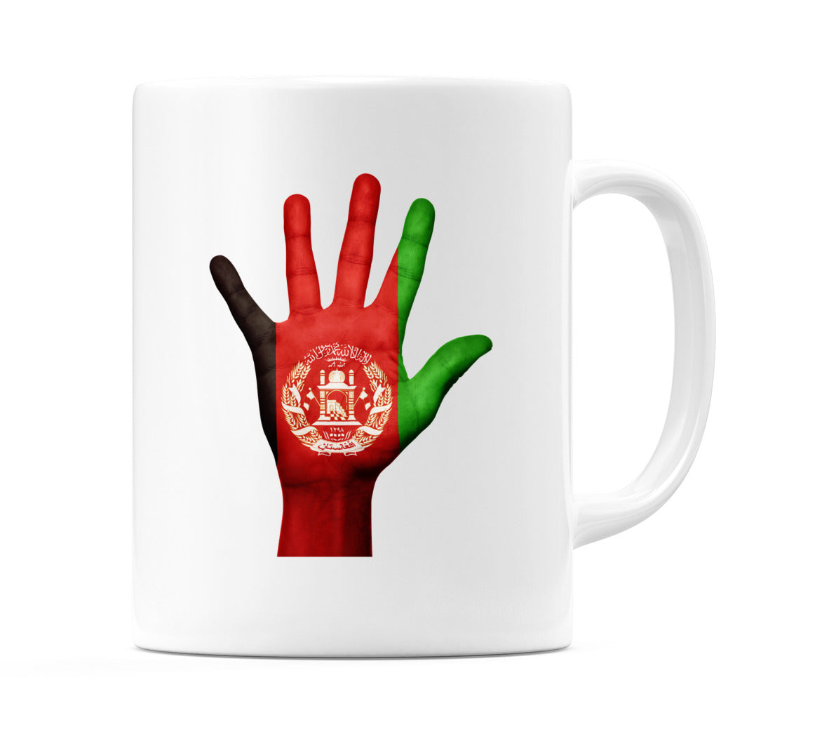 Afghanistan Hand Flag Mug