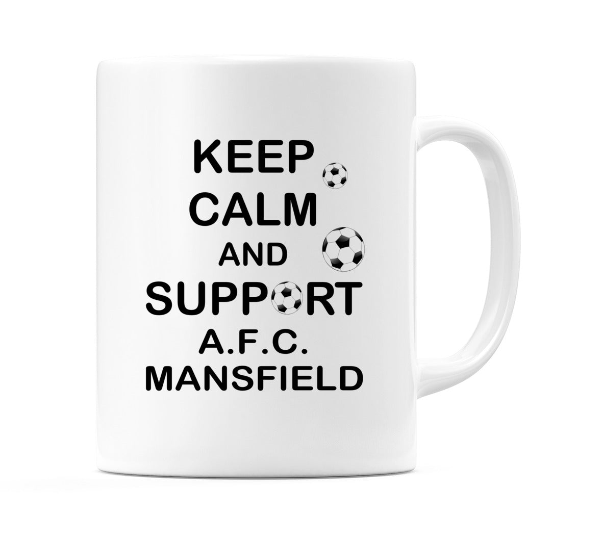 Keep Calm And Support A.F.C. Mansfield Mug