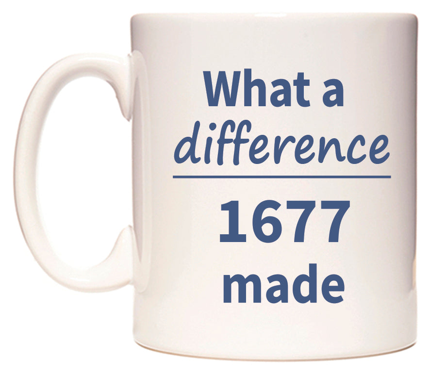 What a difference 1677 made Mug