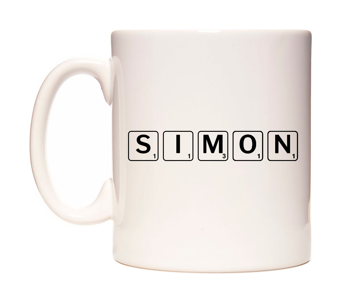 Simon - Scrabble Themed Mug