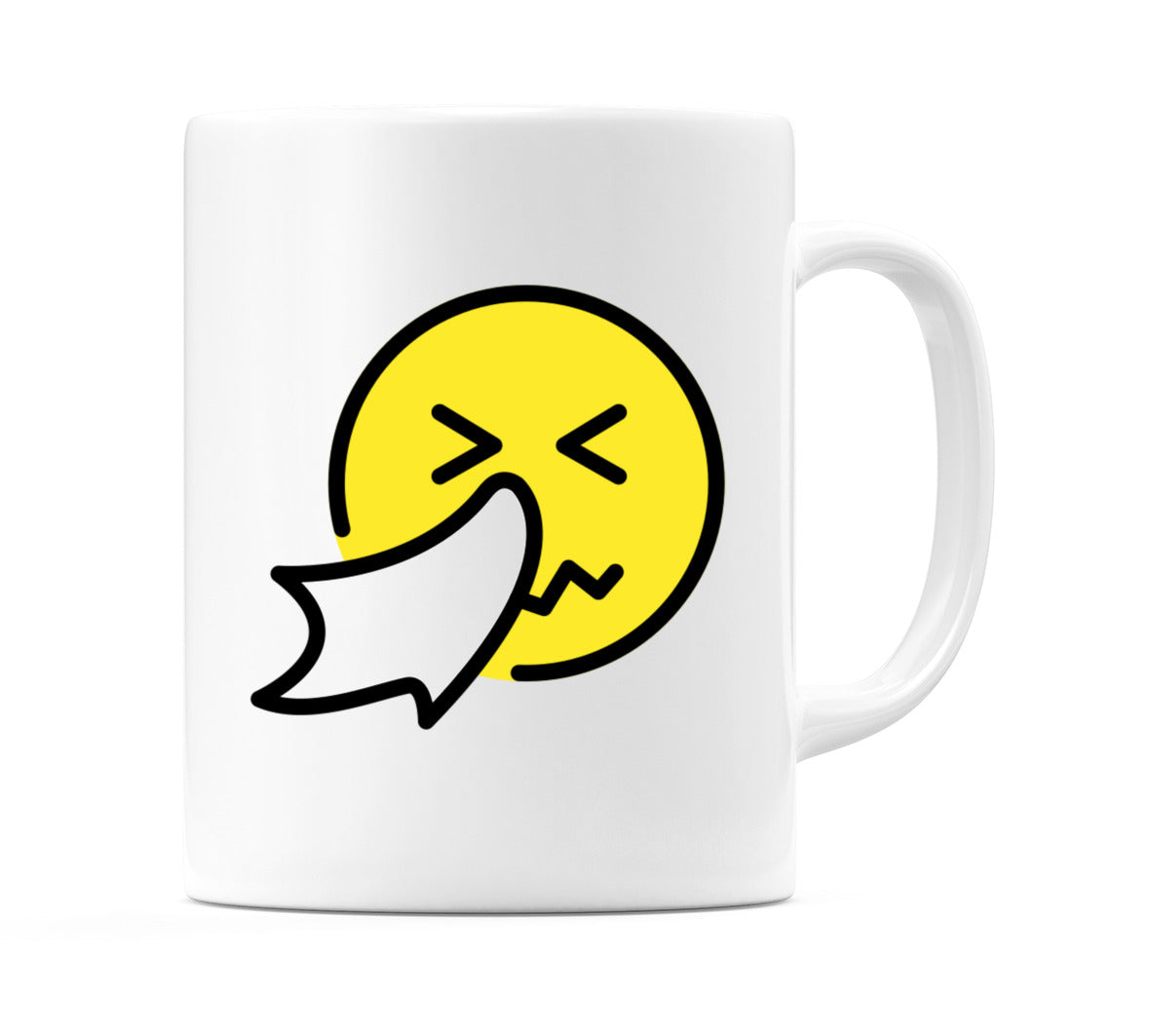 Sneezing Face Emoji Mug