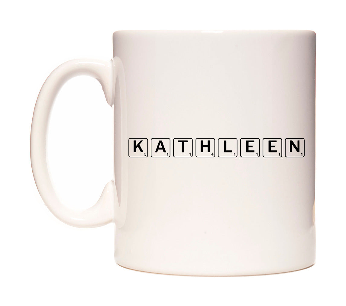 Kathleen - Scrabble Themed Mug