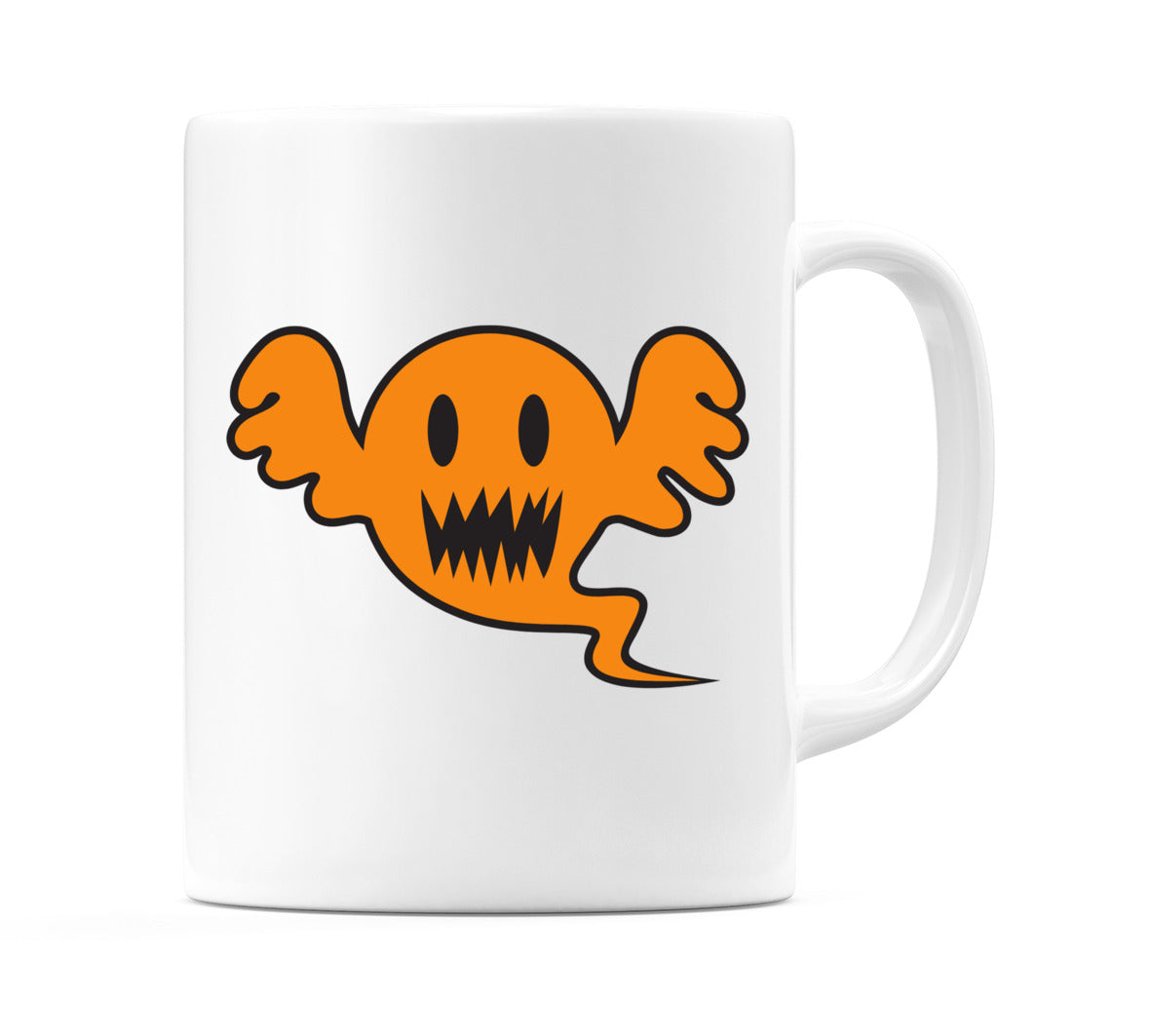 Orange Floating Ghost Mug