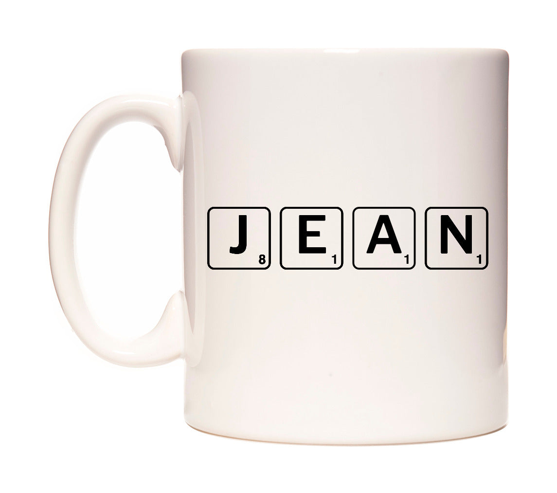Jean - Scrabble Themed Mug