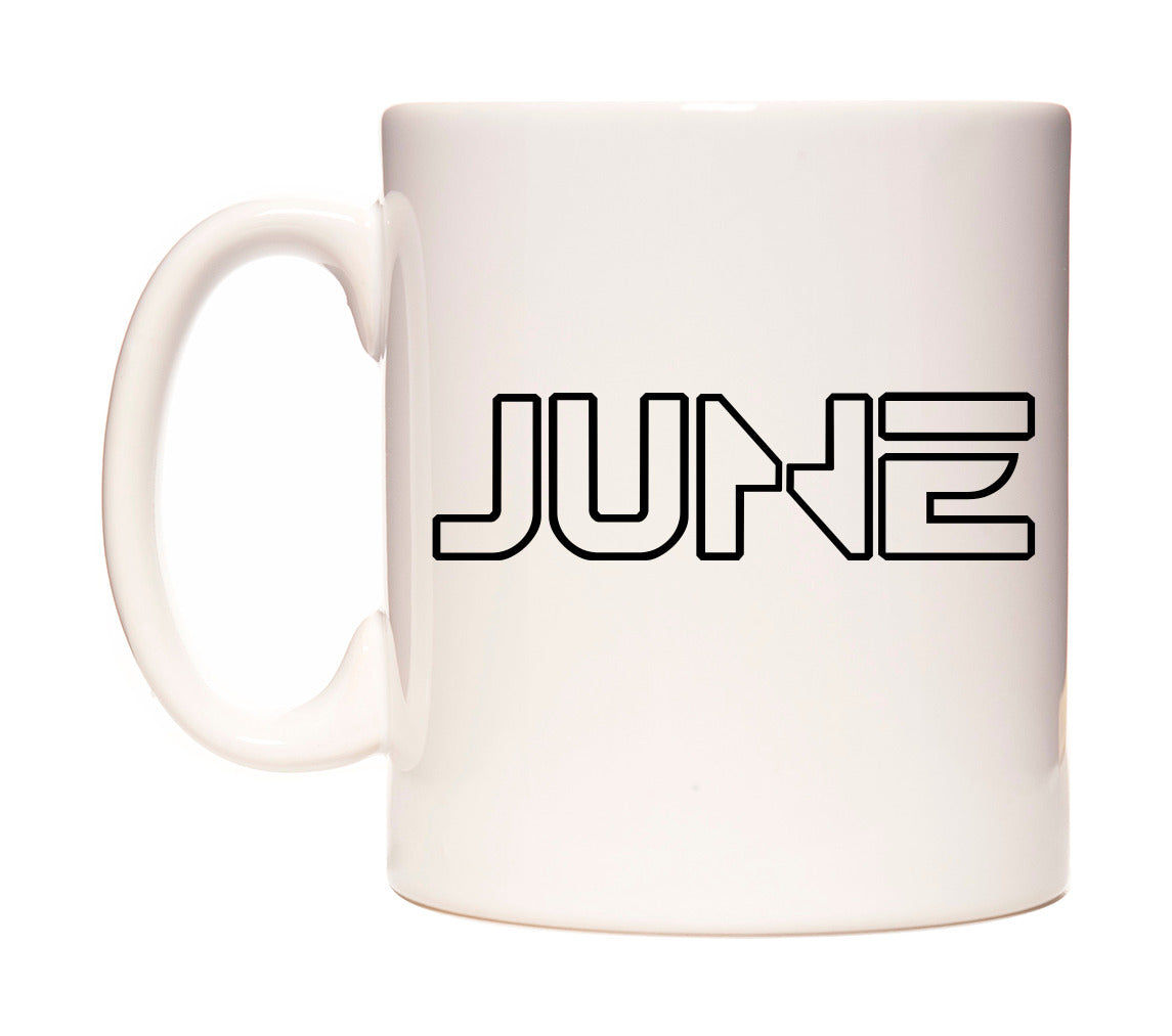 June - Tron Themed Mug