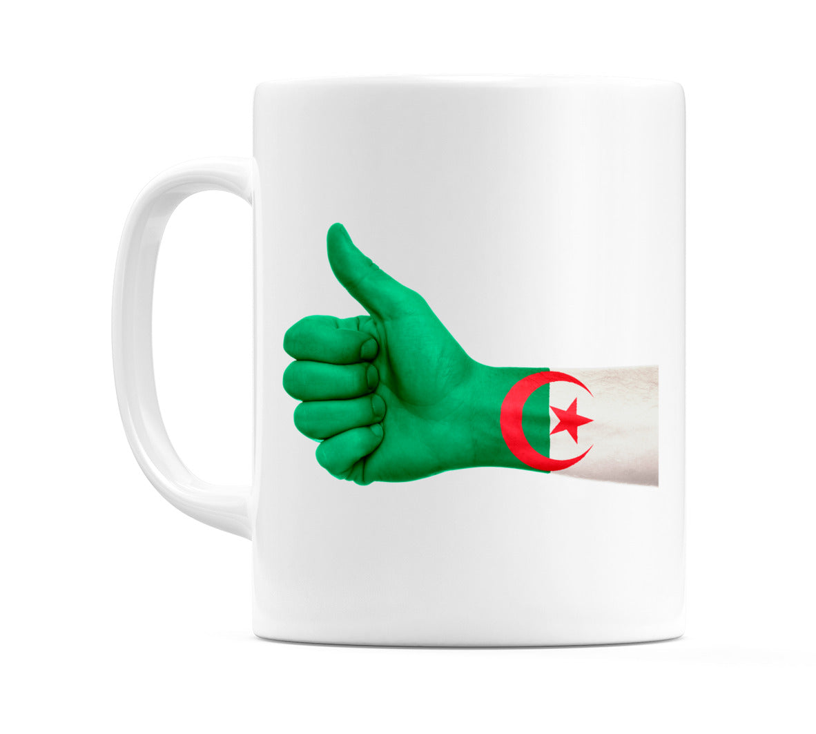 Algeria Thumbs up Flag Mug