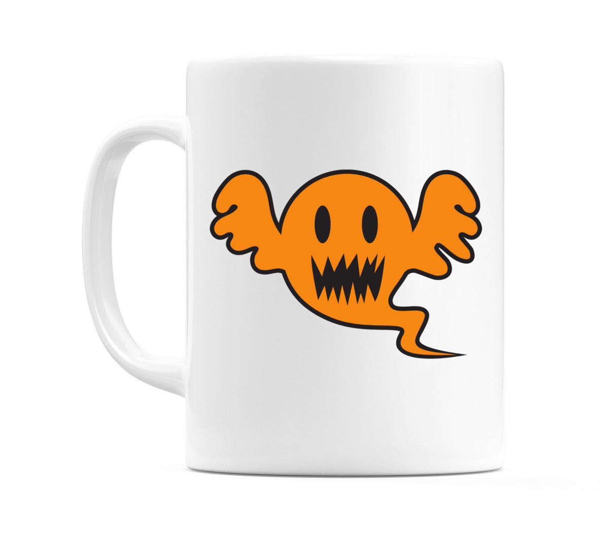 Orange Floating Ghost Mug