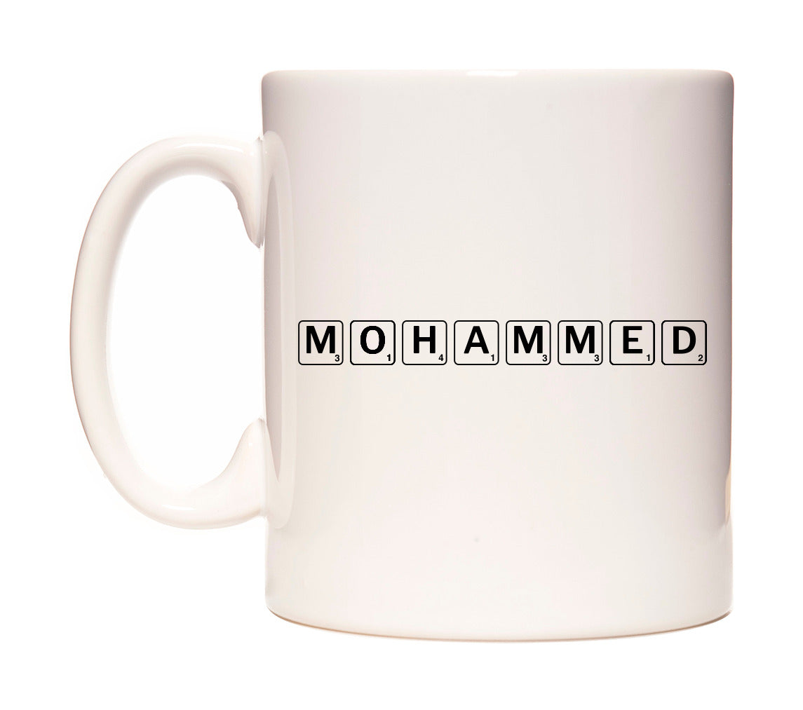 Mohammed - Scrabble Themed Mug