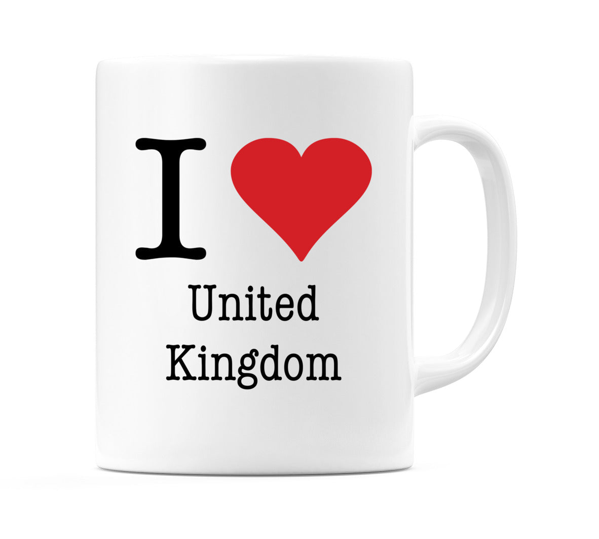 I Love United Kingdom Mug