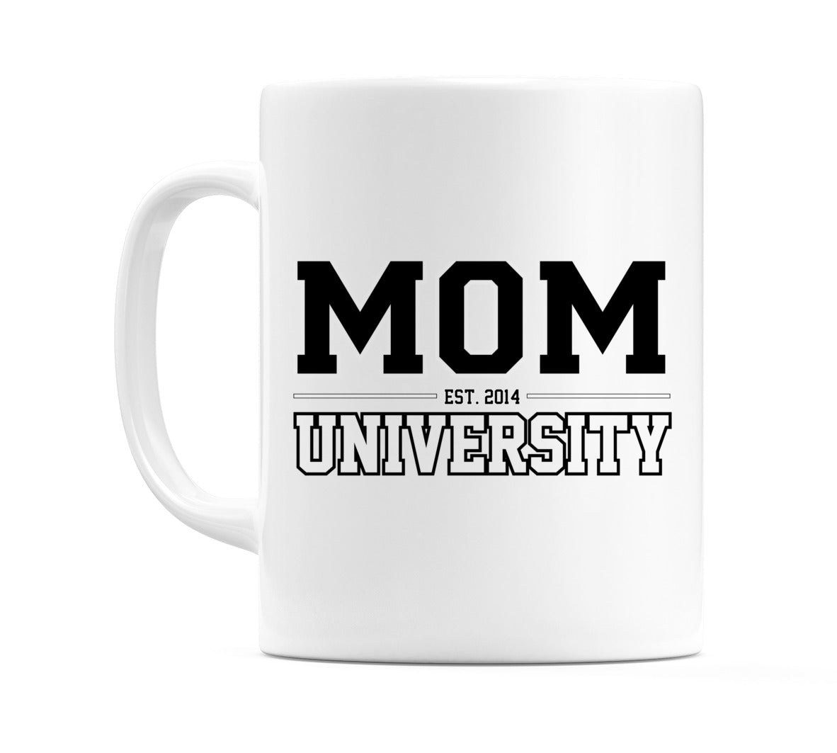 Mom Est. 2014 University Mug