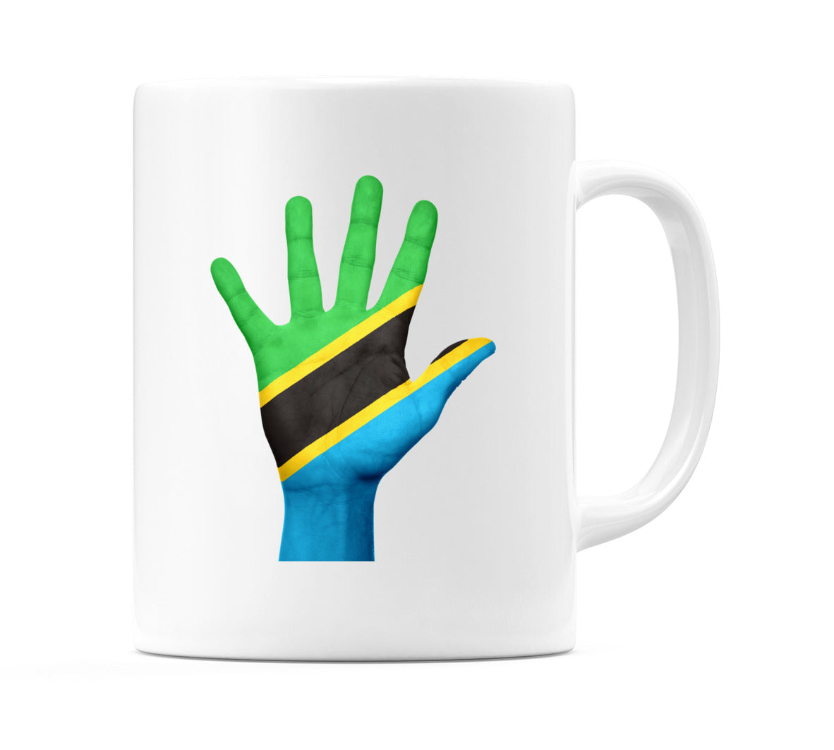 Tanzania Hand Flag Mug