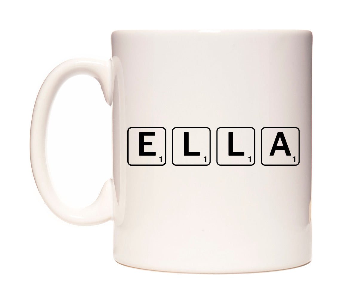 Ella - Scrabble Themed Mug