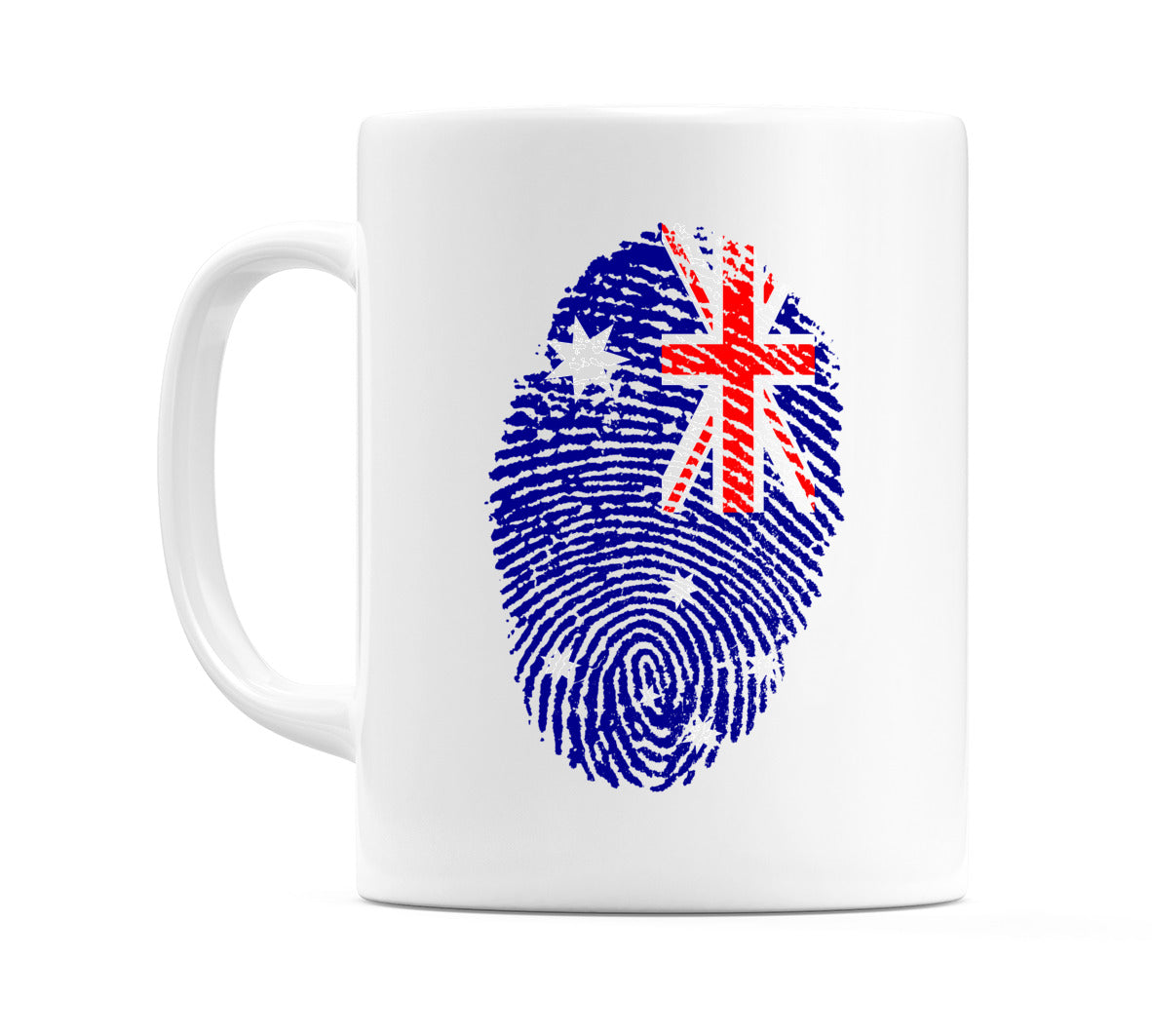 Australia Finger Print Flag Mug