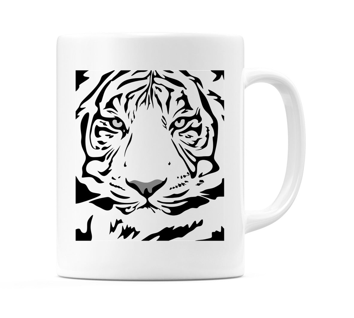 Black and White Tiger Mug