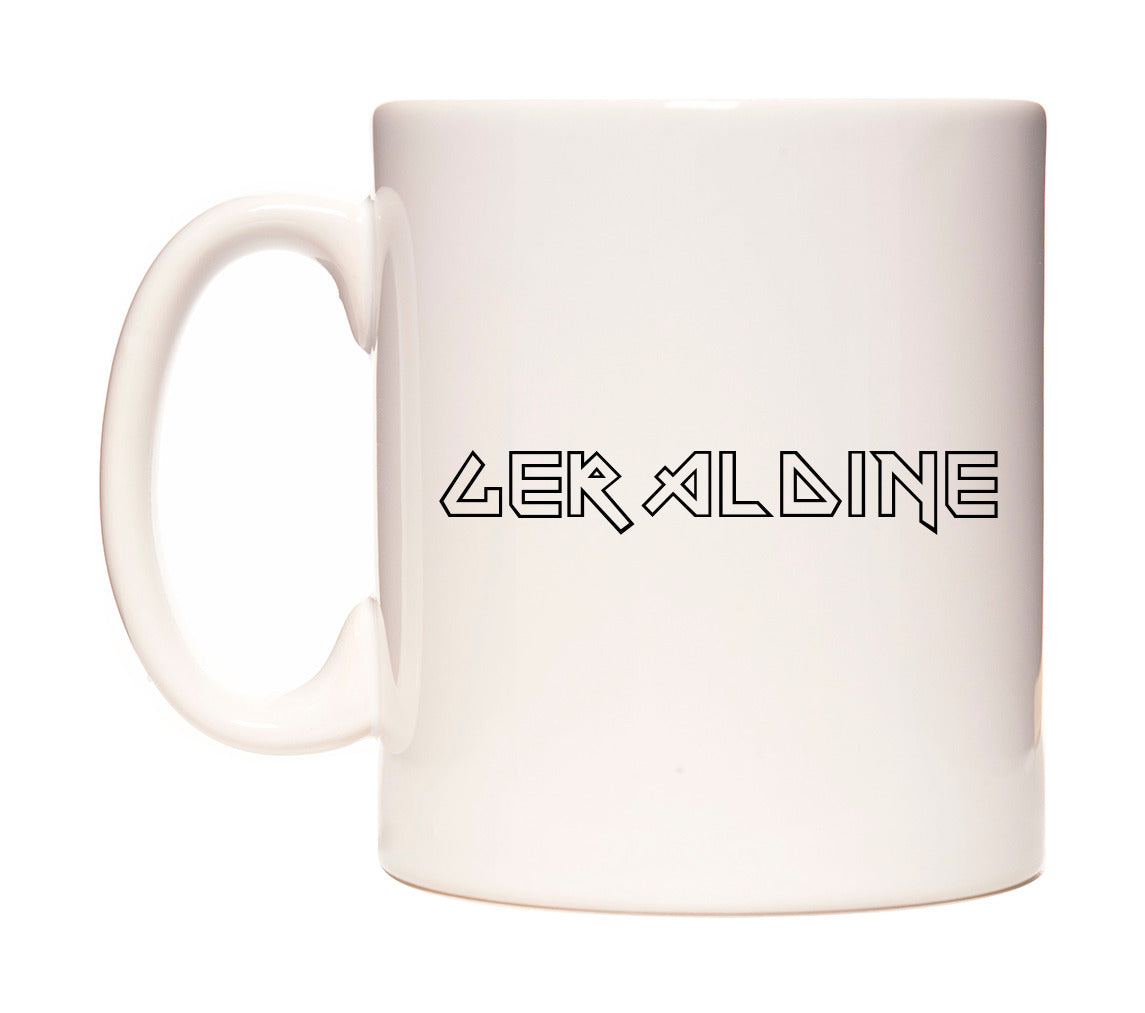 Geraldine - Iron Maiden Themed Mug