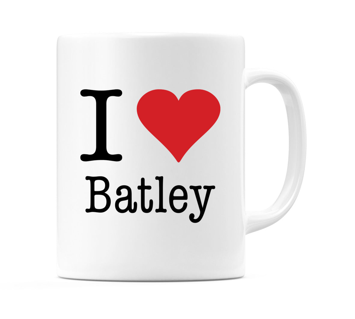 I Love Batley Mug